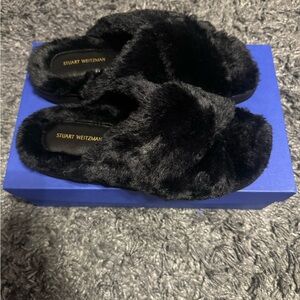 stuart weitzman elodie x chill slides size 9